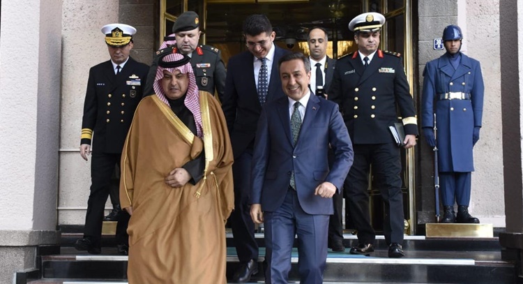 Muhsin Dere, Suudi Mevkidaşı Alotaibı İle Görüştü