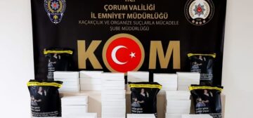 Çorum Polisinden Kaçak Sigara Operasyonu