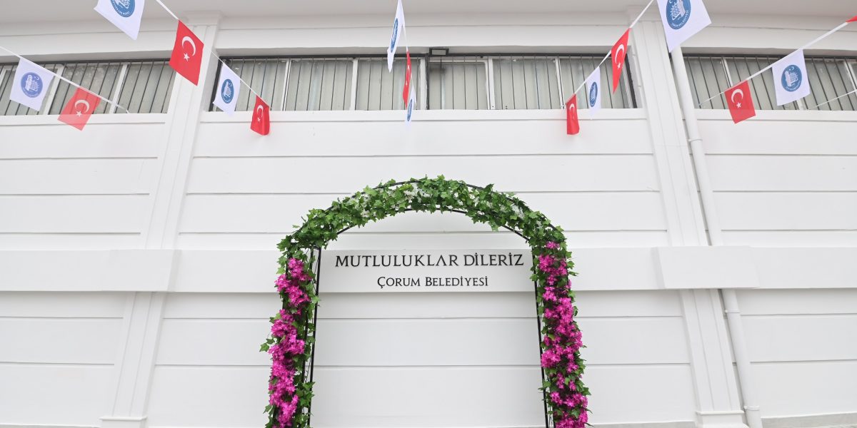 Çorum Belediyesi Mimar Sinan Düğün Salonu’nu Açıyor