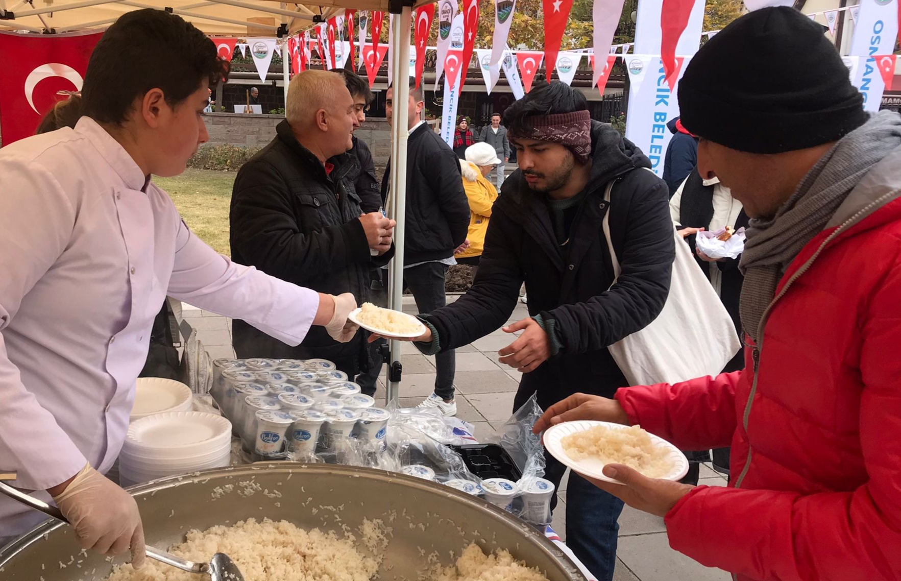 Başkentte Pilav Günü Düzenlendi