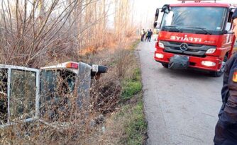 Otomobil Şarampole Uçtu