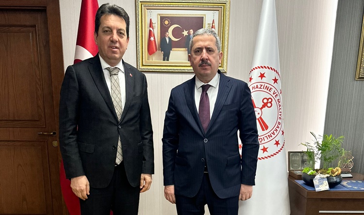 Yıldırım ‘dan Maliye Bakan Yardımcısı Mahmut Gürcan ‘a Ziyaret