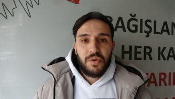 Çorum’da Yaşayan Kahramanmaraşlı Genç Kan Vermeye Koştu