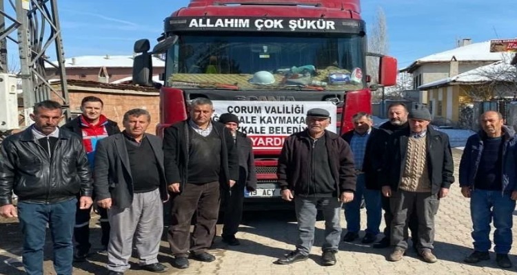 Boğazkale’den Deprem Bölgesine İki Tır Yakacak