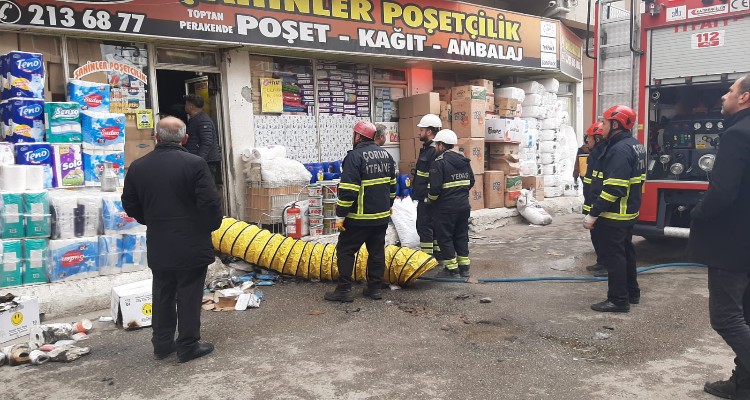 Hamit Camii Sokak’ta Çıkan Yangın Korkuttu