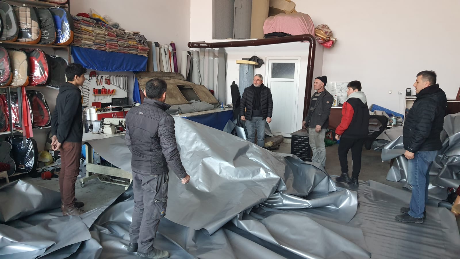 Belediyenin İmal Ettiği Çadırlar, Afşin’de Kuruluyor