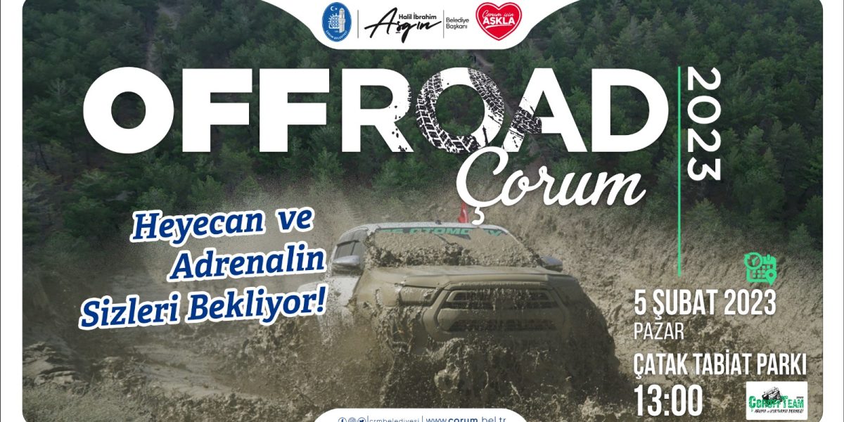 Off-Road Tutkunları Çorum’da Buluşuyor