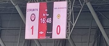 Maç Sonucu : Çorum FK:1-Esenler Erokspor:0