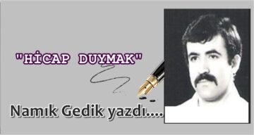 Köşe Yazısı / Hicap Duymak