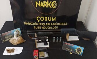 Çorum’da Uyuşturucu Ticareti Yapan Şahıslara Operasyon