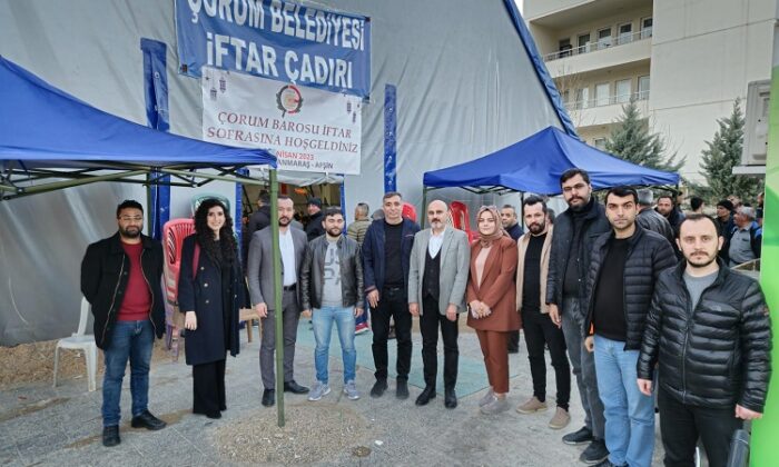 Çorum Barosu’ndan Afşin’de İftar