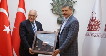 TFF Başkanı Büyükekşi, Çorum Valisi Çiftçi’yi Ziyaret Etti