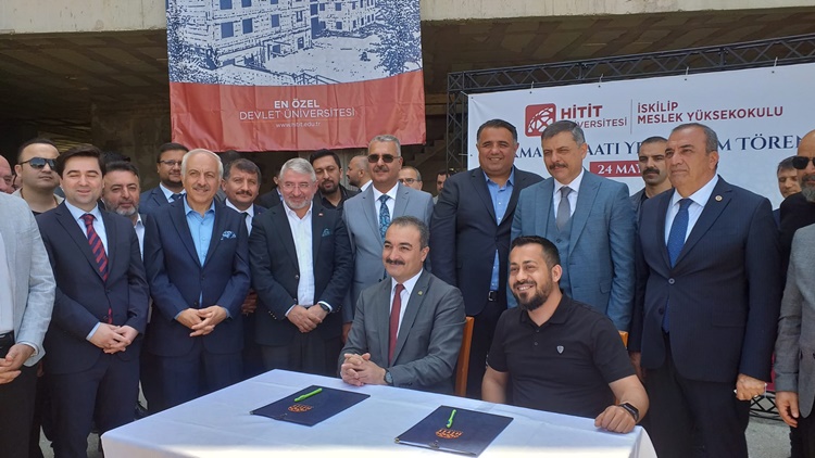 İskilip, MYO İçin Yer Teslimi Protokolü İmzalandı