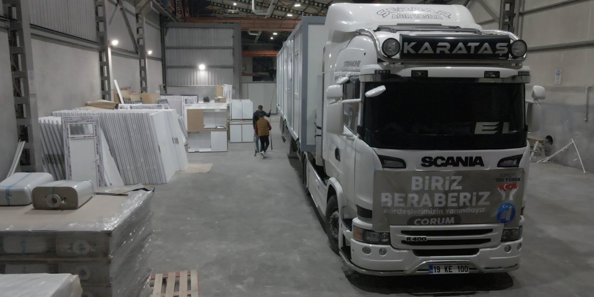 Çorum Belediyesi’nden Afşin’e 14 Konteyner