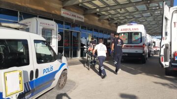 Halk Otobüsünden Düşen Kişi Yaralandı