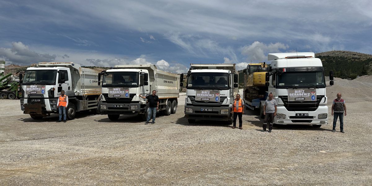 Çorum Belediyesi’nden Bartın’a Destek