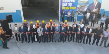 Beton Parke Kilit Taşı Üretim Tesisi Açıldı