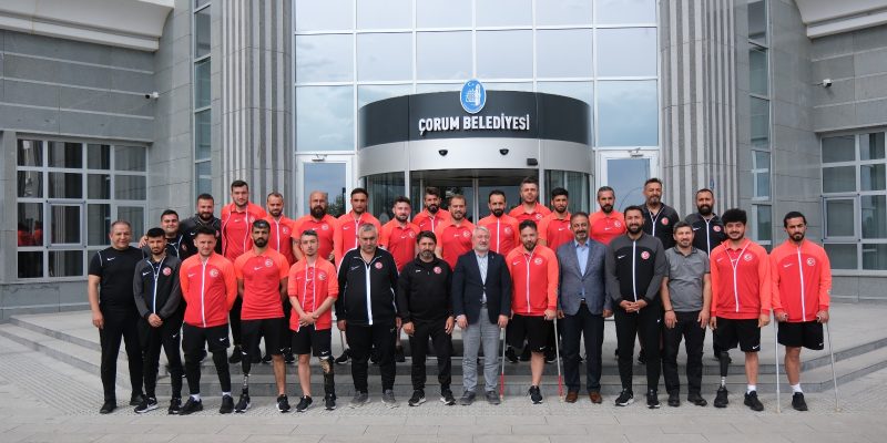 Ampute Milli Takımı Başkan Aşgın’ı Ziyaret Etti