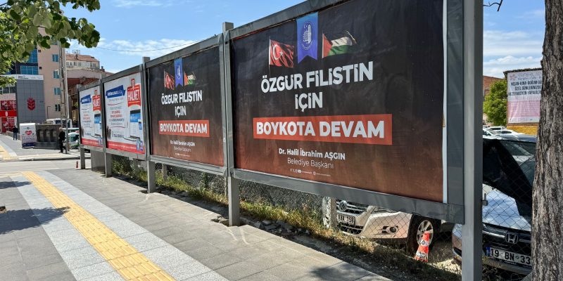 Belediyeden Filistin’e Destek Mesajı