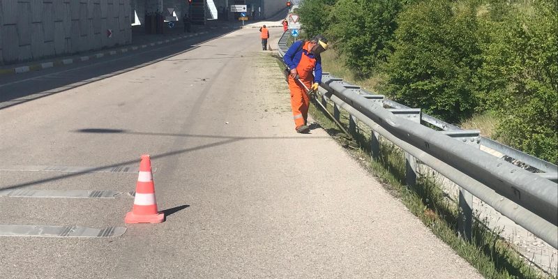 Çevreyolu Bulvarında Hummalı Temizlik Çalışması