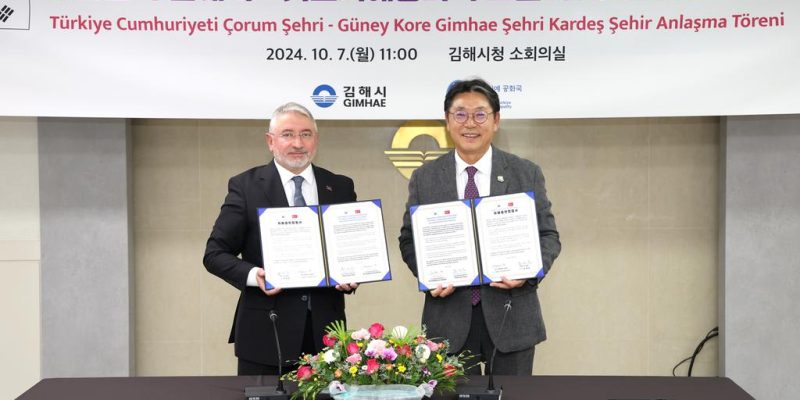 Çorum Belediyesi, Gimhae ile İşbirliğini Geliştiriyor