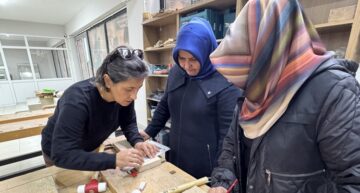 Ahşap Tasarımına Kadın Eli Değdi