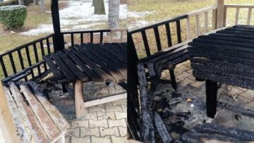 Parktaki Kamelyaları Ateşe Verdiler