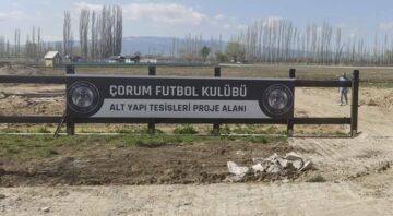 Çorum FK, Altyapı Tesisi İçin İlk Adım Atıldı!