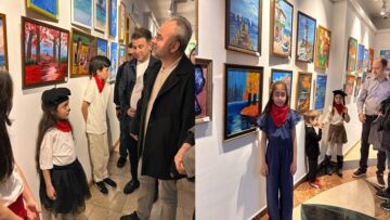 Çocukların Renkli Dünyası Sanatla Buluştu