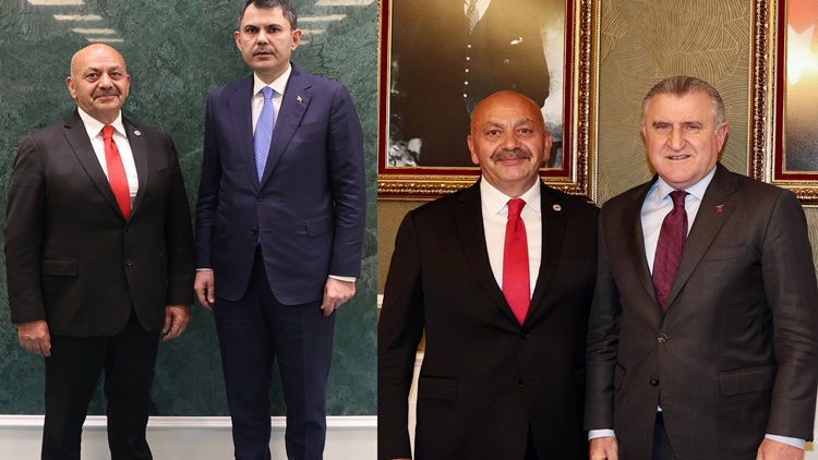 Başkan İsbir’den Bakanlıklara Ziyaret