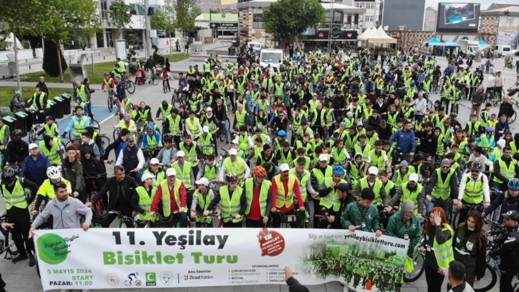 Çorum’da Yeşilay Bisiklet Turu 1 Haziran’da