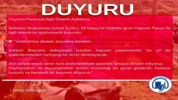 “Üreticimize Destek, Bayrama Bereket”