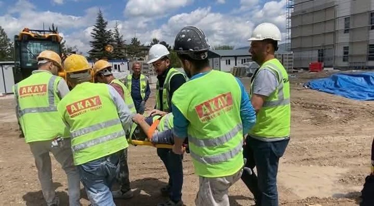 Hastane İnşaatında Yine Kaza