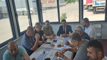 Şoförler Odası Garajda Bayramlaştı