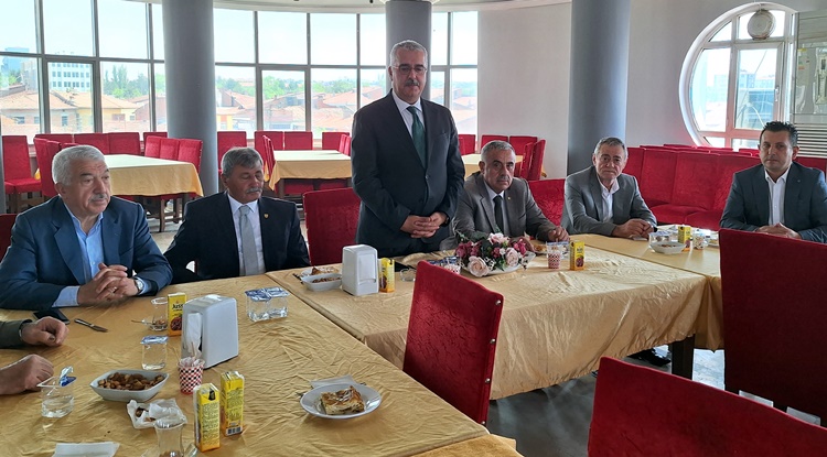 Ahlatcı, Esnaf Temsilcileri İle Bayramlaştı