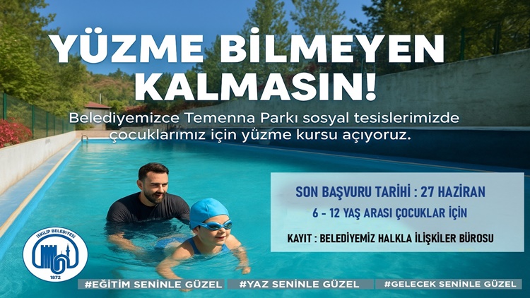 İskilip’te Ücretsiz Yüzme Kursu Başlıyor