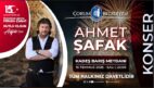 Ünlü Sanatçı Ahmet Şafak Konser Verecek
