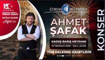 Ünlü Sanatçı Ahmet Şafak Konser Verecek