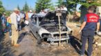 Köyde Otomobil Yandı