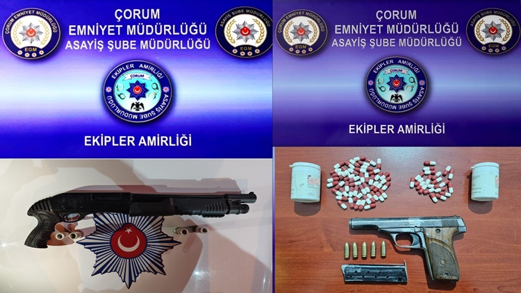 Çorum’da Aranan 6 Şahıs Yakalandı