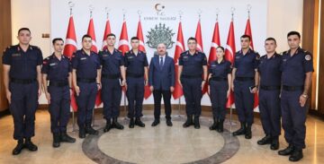 Vali Çalgan, Stajyer Subay Öğrencileri Kabul Etti