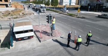 Özgürevler Kavşağına Sinyalizasyon Sistemi Kuruldu