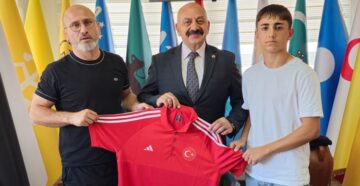 Başkan İsbir’e, Ata Sporu Güreş Derneği’nden Ziyaret