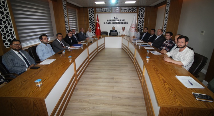 Çorum’da Sağlık Tesisleri Değerlendirme Toplantısı Yapıldı