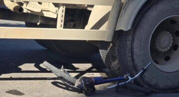 Tanker, Bisikletli Çocuğa Çarptı