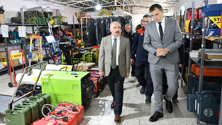 Vali Çalgan’dan AFAD’a Ziyaret