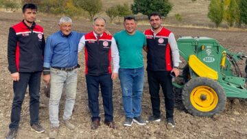 Harmancık Köyü’nde Ekim Kontrolü Yapıldı