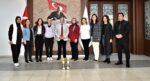Kadın Voleybol Takımından İl Müdürü Cemil Çağlar’a Ziyaret