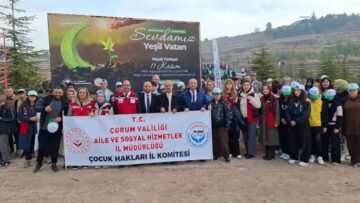 Milli Ağaçlandırma Günü’nde Çocuklardan Anlamlı Etkinlik