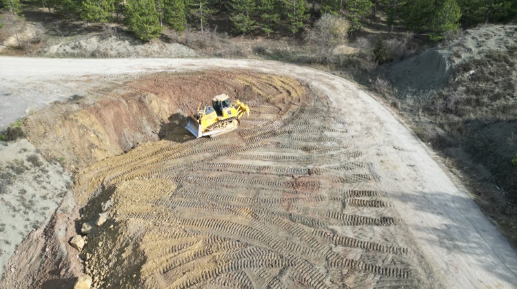 Çomar Barajı’nda Yol Genişletme Çalışmaları Sürüyor